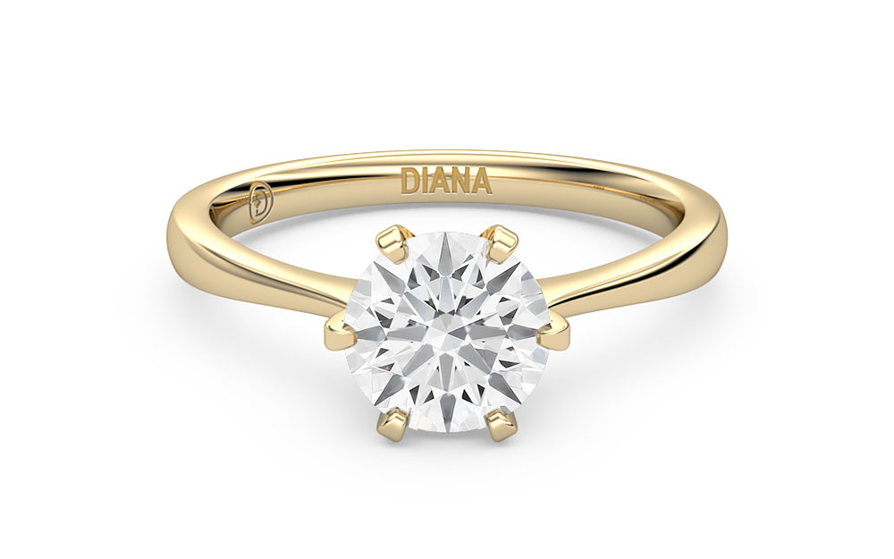 Dubai Round Cut Engagement Ring